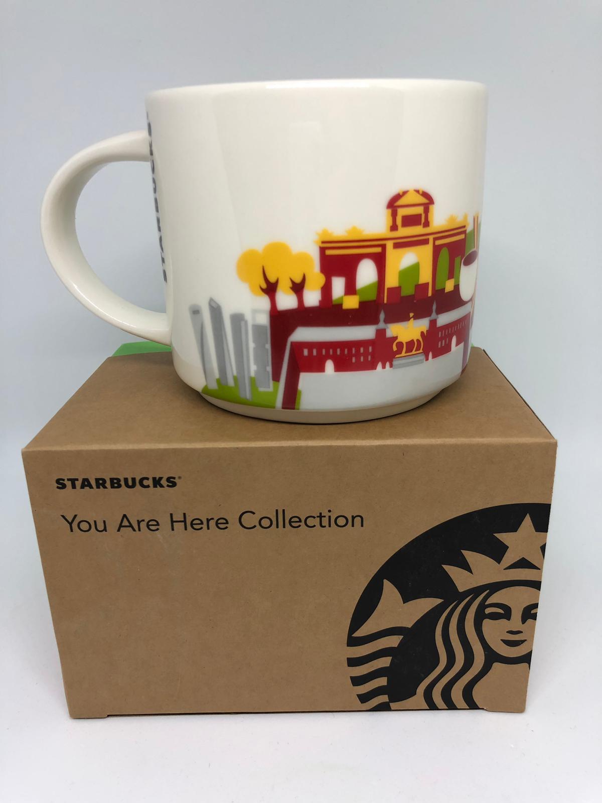 Starbucks You Are Here Collection Madrid Ceramic Coffee Mug New with Box
