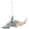 Robert Stanley Glitter Hammerhead Glass Christmas Ornament New with Tag