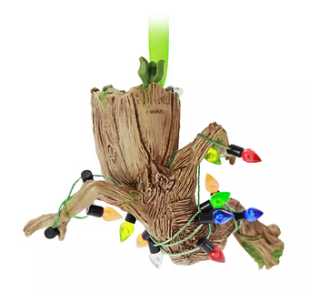 Disney Marvel Groot with Lights Sketchbook Christmas Ornament New with Tag