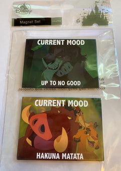 Disney Parks The Lion King Hakuna Matata Current Mood Magnet Set New Sealed