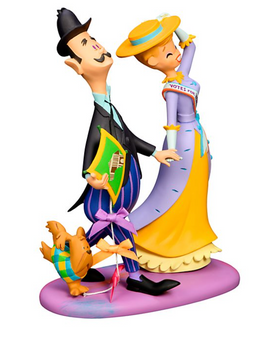 Disney Disneyland Paris Mary Poppins George Winifred Banks Limited Figurine New