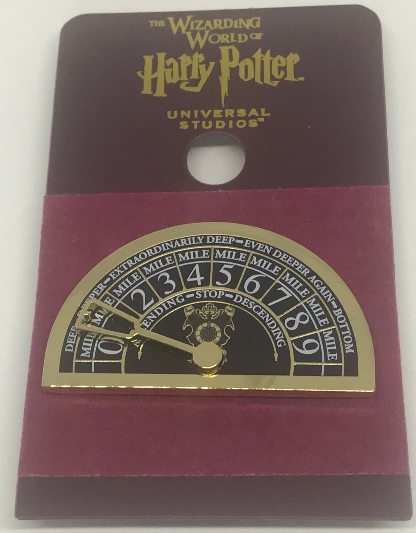 Universal Studios Harry Potter Gringotts Elevator Dial Pin Wizarding World New