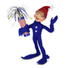 Annalee Dolls 2022 4th of July Patriotic 12in Firecracker Elf Plush New with Tag