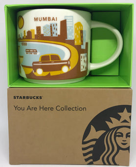 Starbucks You Are Here Collection India Mumbai Ceramic Coffee Mug New W Box