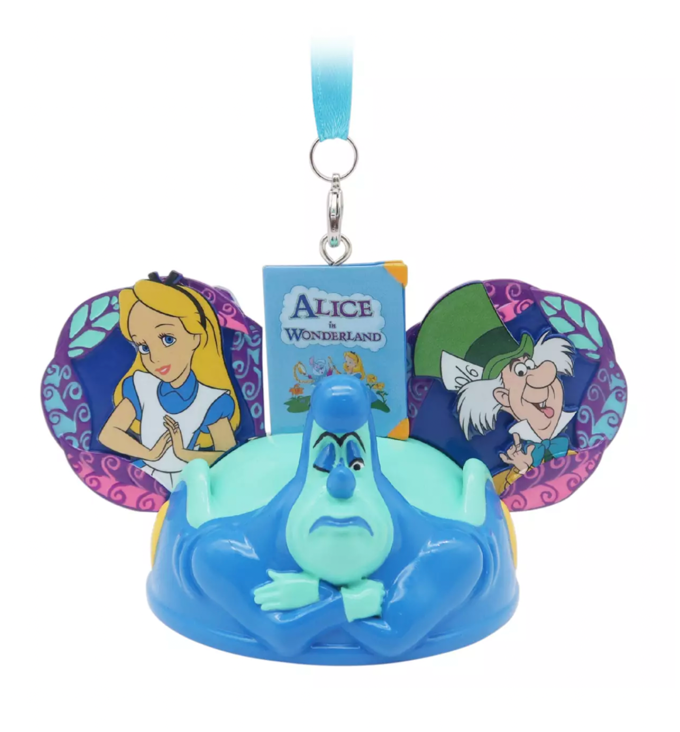 Disney Parks Alice in Wonderland Ear Hat Christmas Ornament New with Tag