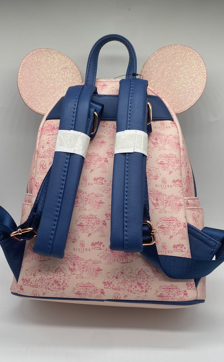 Disney Parks Riviera Resort Minnie Mini Pink Backpack  display picture 3