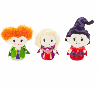 Hallmark Halloween Itty Bittys Disney Hocus Pocus Sanderson Sisters Plush New