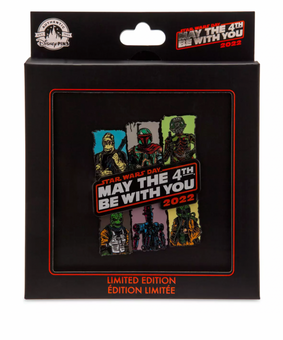 Disney Star Wars May the 4th Be With You 2022 Bounty Hunters Pin Limited New Box