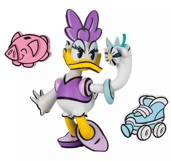Disney Daisy Duck Vinyl Figure by Joe Ledbetter New With Box