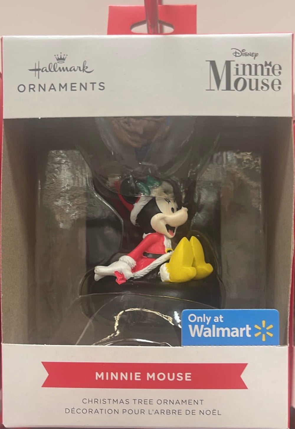 Hallmark Disney Minnie Sledding Santa Exclusive Christmas Ornament New With Box