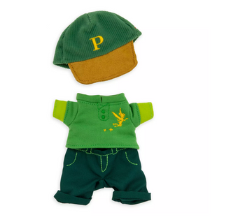 Disney NuiMOs Outfit Peter Pan Henley Layered Sleeves Jeans Baseball Cap New