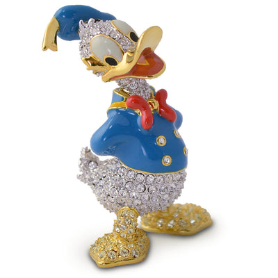 Disney Parks Donald Duck Jeweled Figurine by Arribas Brothers New with Box