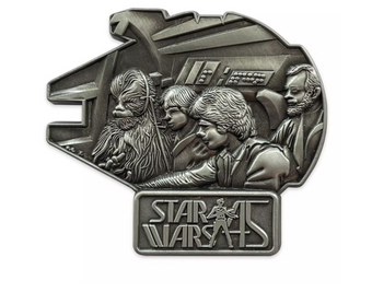 Disney Star Wars 45th Anniversary Millennium Falcon Pin New with Card