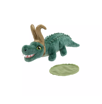 Disney Disney+ Loki Alligator Loki Magnetic Shoulder 9inc Plush New with Tag