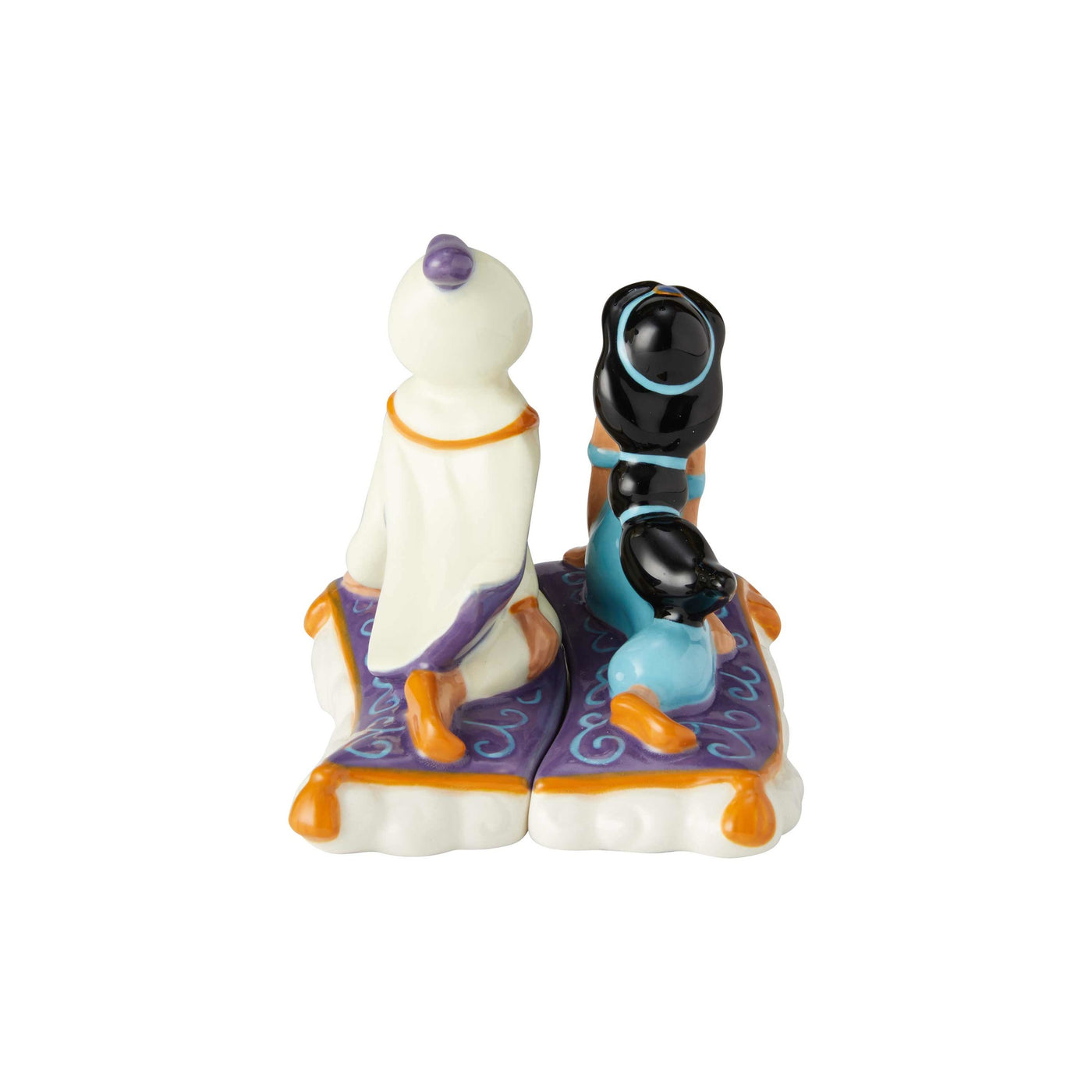 Enesco Disney Ceramics Aladdin and Jasmine Salt & Pepper New with Box