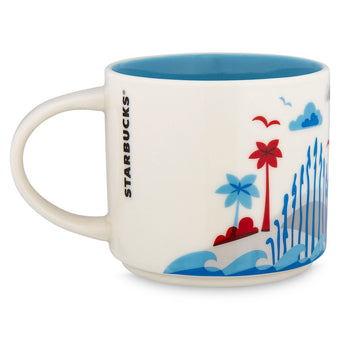 Disney Starbucks You Are Here California Adventure Coffee Mug Paradise Pier New