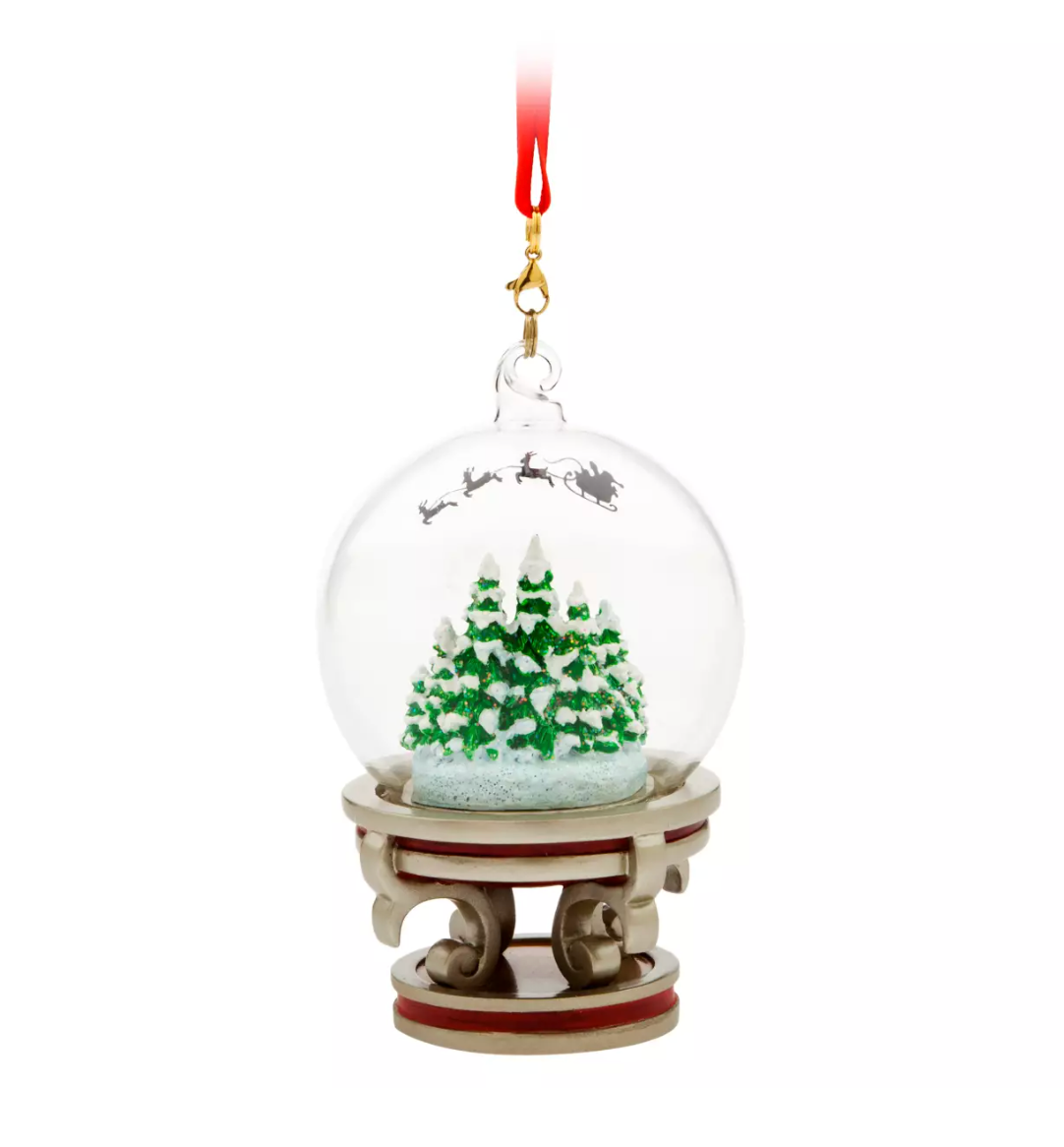 Disney Sketchbook The Santa Clause Snow Globe Christmas Ornament New with Tag