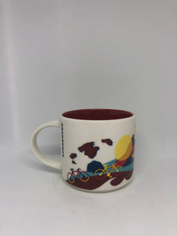 Starbucks You Are Here Spain Balearic Islands Ceramic Coffee Mug New W Box