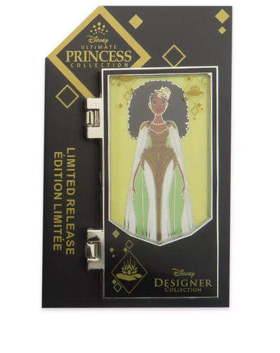 Disney Designer Ultimate Princess Collection Tiana Hinged Pin Limited New Card