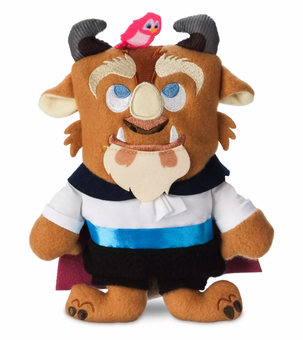 Disney Parks Beast VHS Plush Beauty and the Beast Small 8'' New