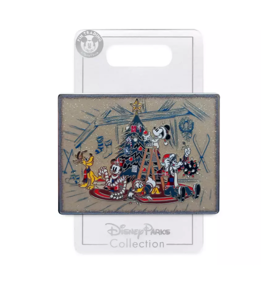 Disney Christmas 2021 Mickey and Friends Jumbo Holiday Pin New with Card