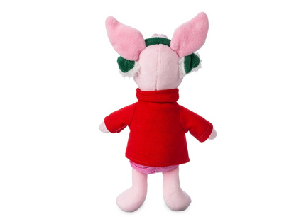 Disney Store Piglet Cheer Holiday Mini Bean Bag Plush New with Tags
