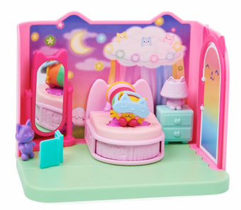 Dreamworks Gabby’s Dollhouse Pillow Cat’s Sweet Dreams Bedroom Playset New