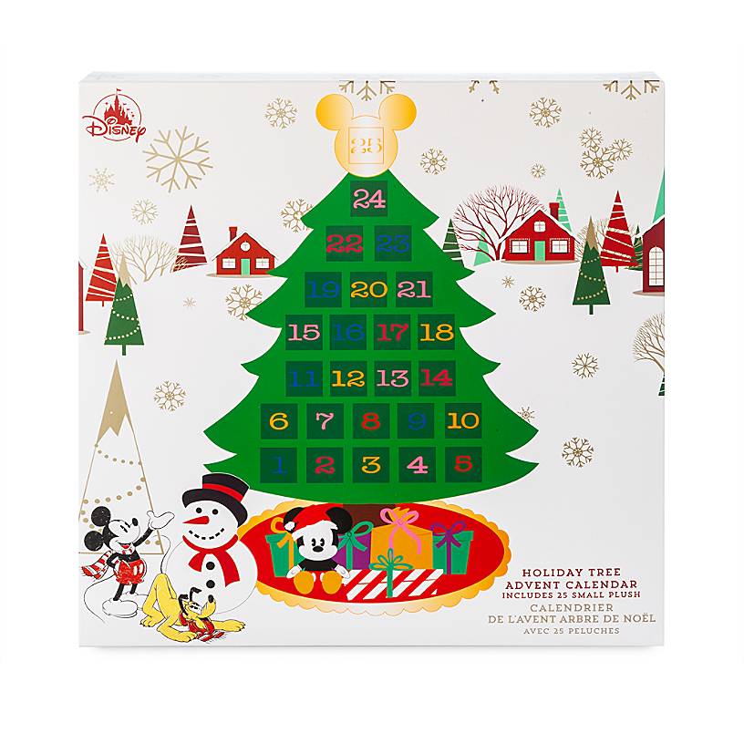 Disney Store Mickey and Friends Plush Advent Calendar Wall Hanging New with Box