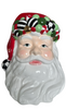 MacKenzie-Childs Christmas Jolly Santa Cookie Jar New with Box