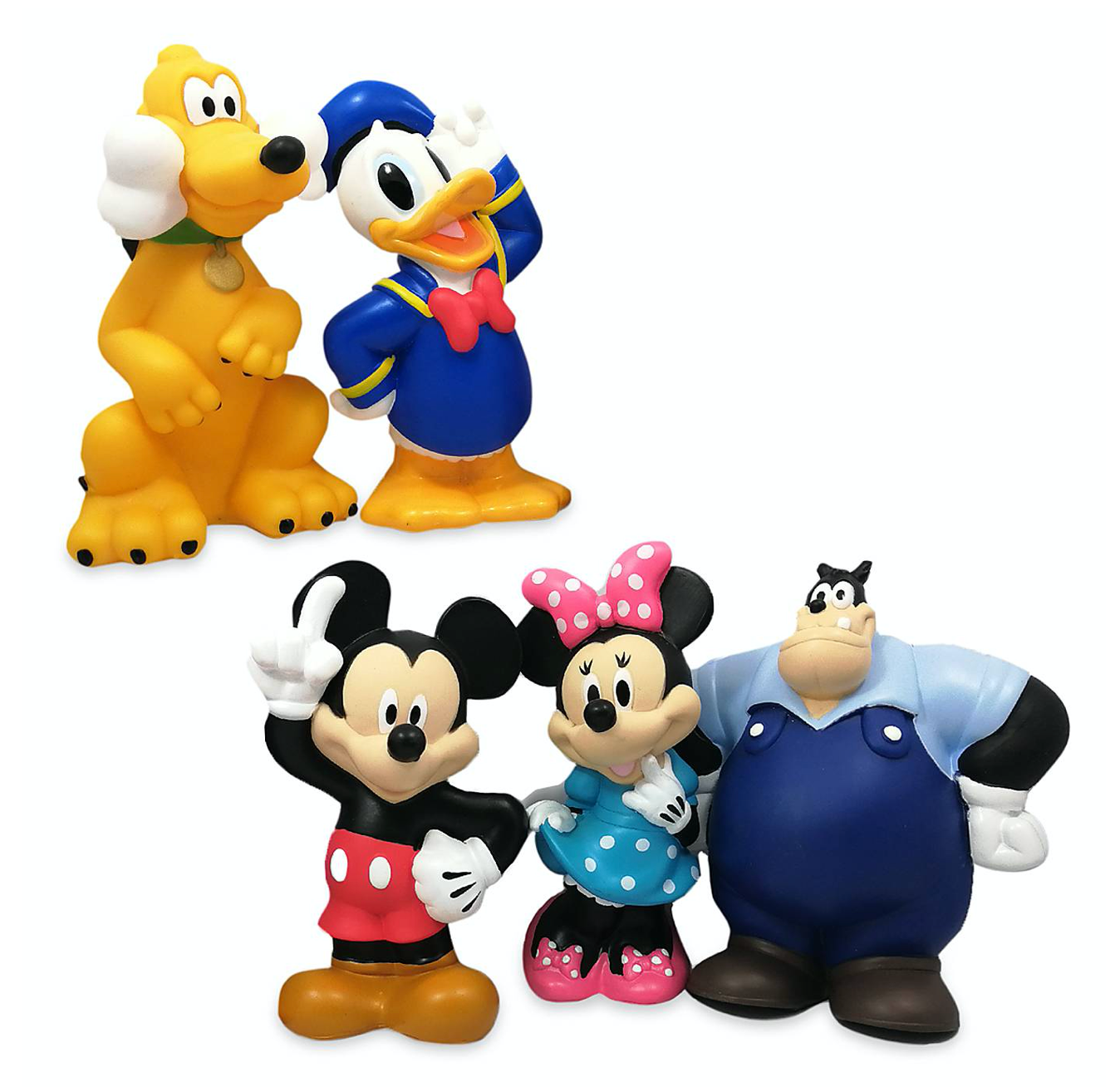 Disney Store Mickey Mouse Donald Duck Minne Pluto Pete Bath Set New
