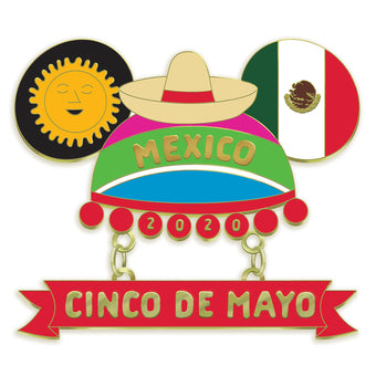 Disney Mouseketeer Ear Hat Cinco De Mayo 2020 Pin Limited New with Card