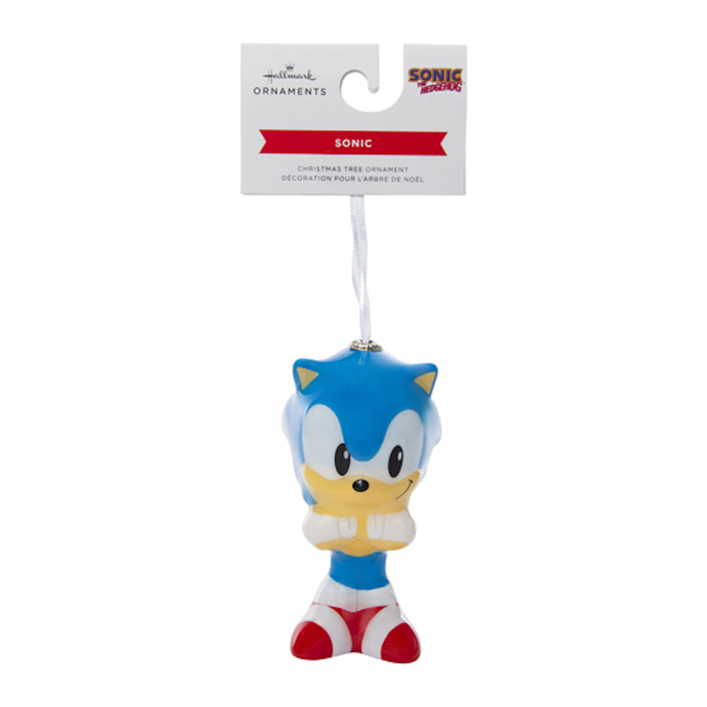 Hallmark Sonic The Hedgehog Decoupage Christmas Tree Ornament New with Tag