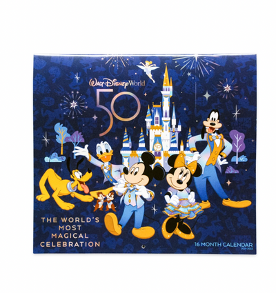 Disney 2022 Walt Disney World 50th Magical Celebration 16 Month Calendar New