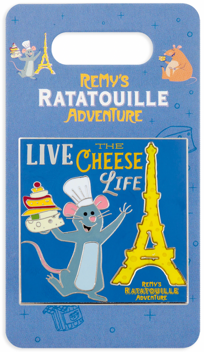 Disney Parks Remy Ratatouille Adventure Pin Live The Cheese Life New