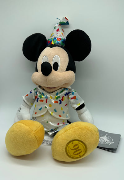 Disney Celebrating 90 Years of Magic Rare Mickey Birthday Plush New with Tag