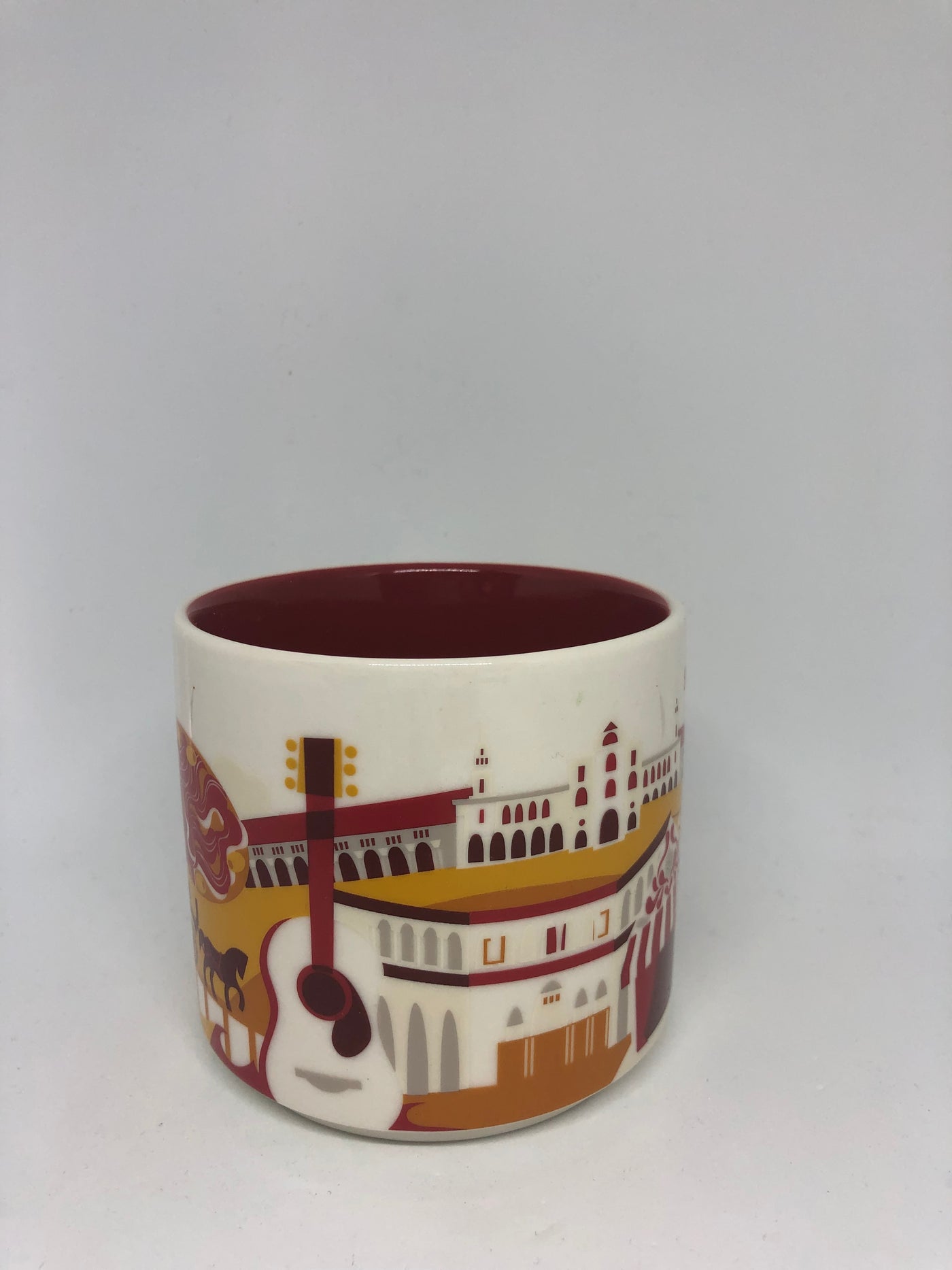 Starbucks You Are Here Collection Spain Sevilla Ceramic Coffee Mug New W Box