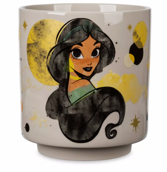 Disney Aladdin Jasmine Art Gloss Finish Large Flower Pot Planter New
