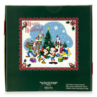 Disney Parks Santa Mickey & Friends Happy Holidays Retro Jigsaw Puzzle New
