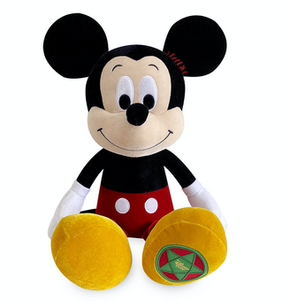 Disney Mickey Mouse Vintage Holiday Christmas Large Plush New with Tag