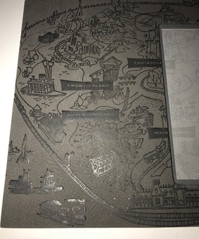 Disney Parks 4"x6" Picture Photo Frame Twenty Eight & Main Leather Magic Kingdom