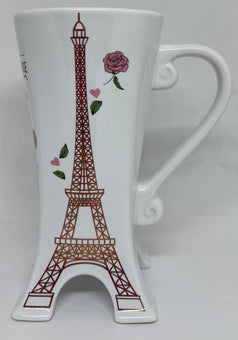 Disney Parks Epcot France Paris La Vie En Rose Mademoiselle Minnie Tall Mug New
