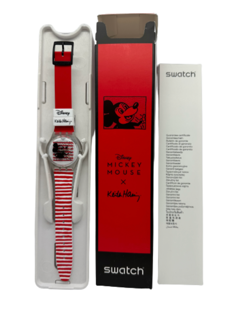 Swatch Disney Keith Haring Mariniere Mickey Watch Limited Edition New with Box