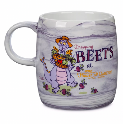 Disney Epcot Flower and Garden 2022 Figment Dropping Beets Coffee Mug New