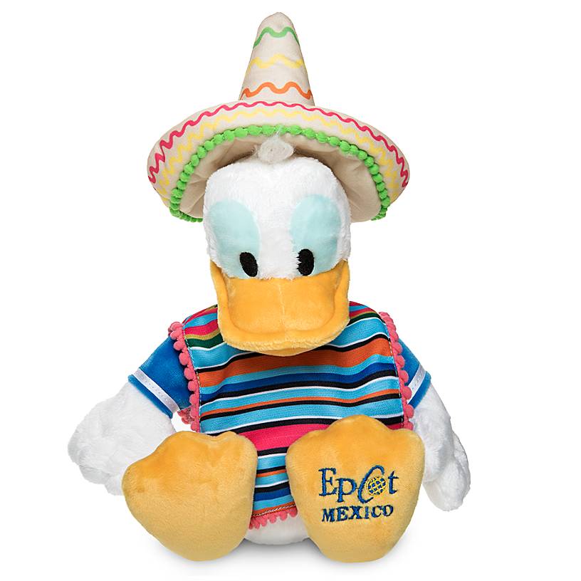 Disney Parks Epcot Mexico Caballero Donald Duck Plush New with Tag