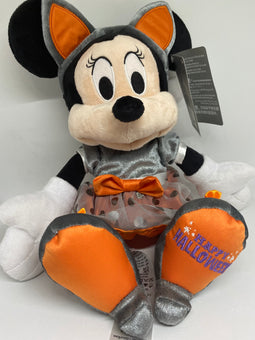 Disney Parks Happy Halloween 2021 Minnie Cat Plush New with Tag
