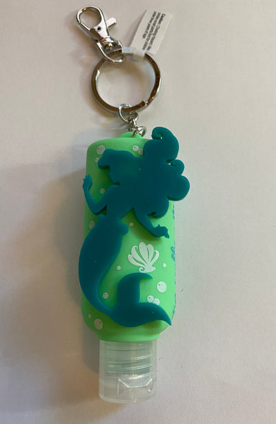 Disney Parks Ariel i'm Really a Mermaid Hand Sanitizer 1oz Keychain New with Tag