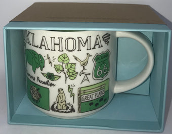 Starbucks Been There Series Collection Oklahoma Coffee Mug New With Box