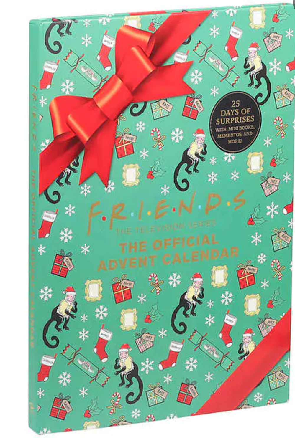 Friends The Official Advent Calendar 25 Days of Surprise Books Ornament New