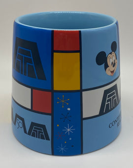 Disney WDW 50th Celebration Mickey Minnie Contemporary Resort Coffee Mug New