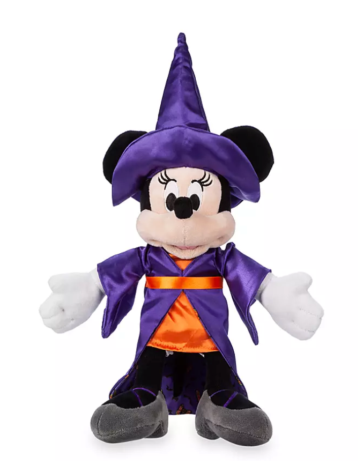 Disney Parks Happy Halloween Minnie Mouse Witch Plush New with Tags
